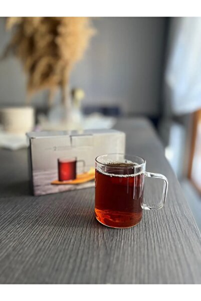 Paşabahçe D0002 Lite Borosilicate 6-Piece Mug Set with Handles - 220 Cc.