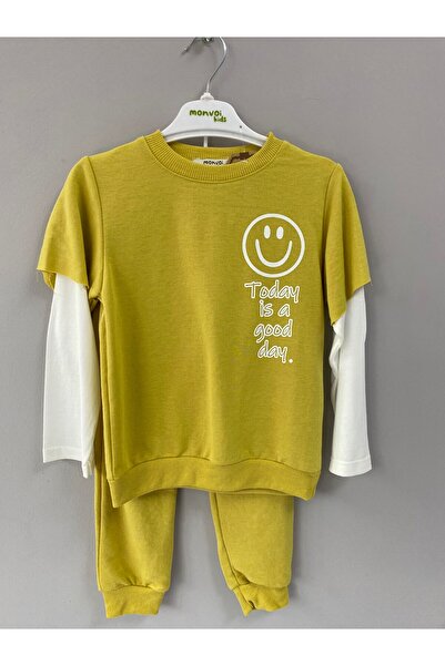 MONVOİ Men's Emoji Printed Twin Set