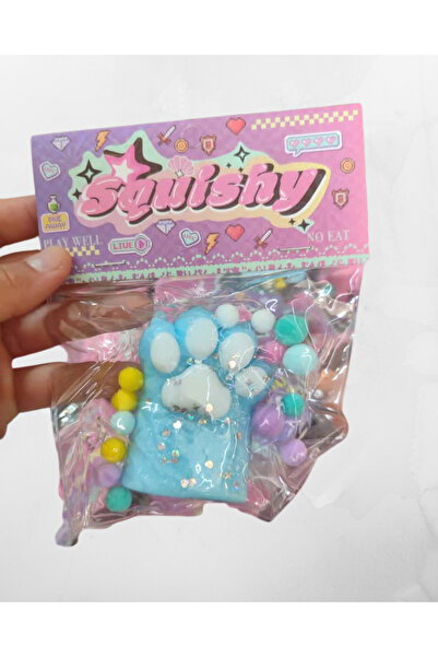 FERHAT OYUNCAK TATLI TÜYLÜ Taba Squishy Stress Oyuncağı Sukuşi Pati, Tüylü Oy...