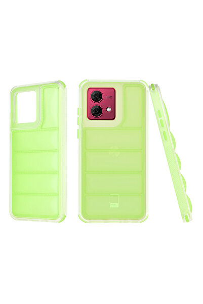 Techsuit Husa Motorola Moto G84 Wave Shield, verde
