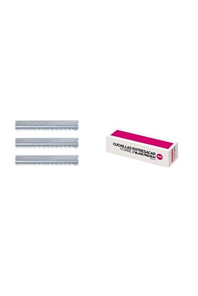 Bifull Lame de tip cuțit pentru aparate de ras de subțiere, cu lamă premium de styling - 10 buc -