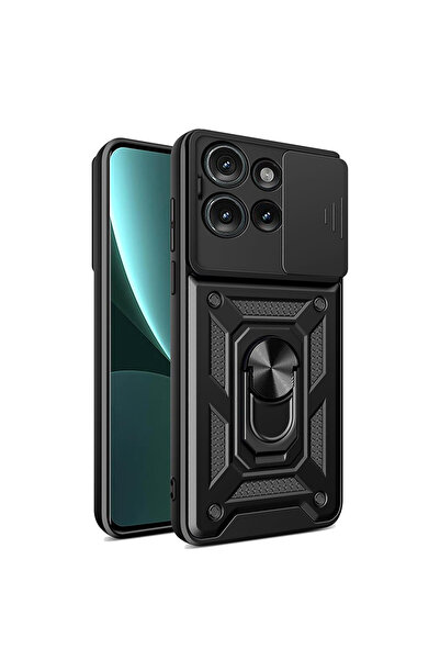 Techsuit Husa Motorola Edge 50 protectie camera CamShield Series, negru