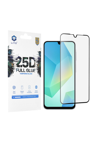 Lito - 2.5D FullGlue Glass - Samsung Galaxy A16 4G / A16 5G - Black