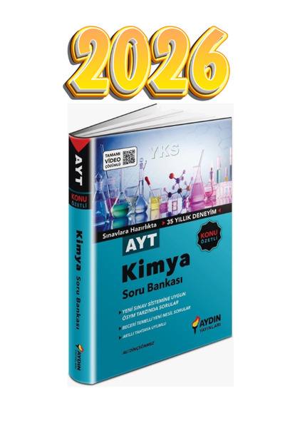 Aydın Yayınları Ayt kimya soru bankası güncel bankası 2026