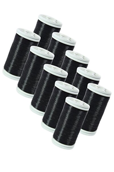 ForWhat 10 bucăți 100 m frânghie fantomă neagră pentru birou, acasă, birou, h...