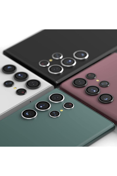 Lito Samsung Galaxy S25 Ultra Camera Protector S+ glass film, black