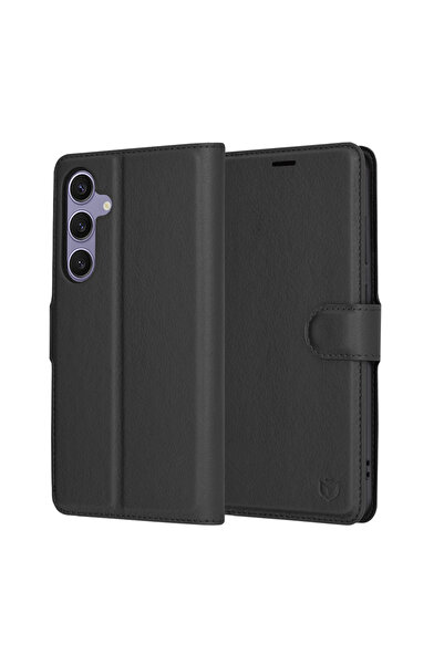 Techsuit Husa Samsung Galaxy S24 Plus Leather Folio, negru