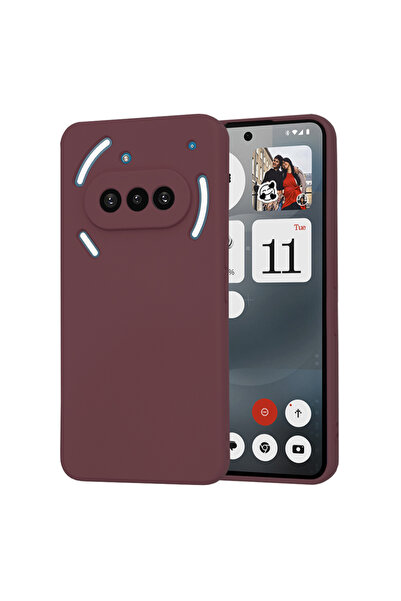 Techsuit Husa Silicon Nothing Phone (3a) SoftFlex, μπορντό