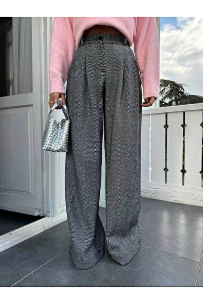 Hotfashion Palazzo High Waist Pants Black