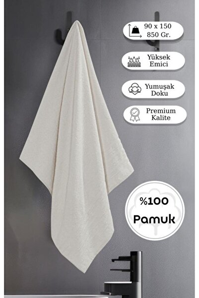 Karna Home Банний рушник одинарний Dora 90x150 см Висока поглинаюча здатність