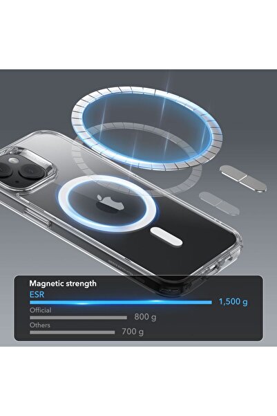 ESR Husa iPhone 15 Plus Classic Hybrid HaloLock, transparenta