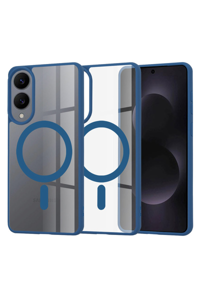 Techsuit Husa Samsung Galaxy S25 Edge MagSafe Pro, albastru