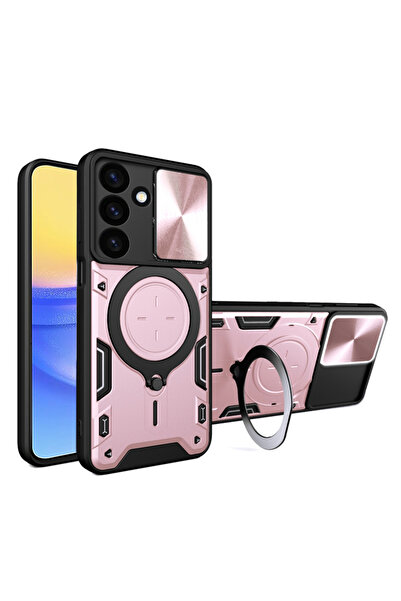 Techsuit Husa Samsung Galaxy A16 CamGuard Pro, roz auriu