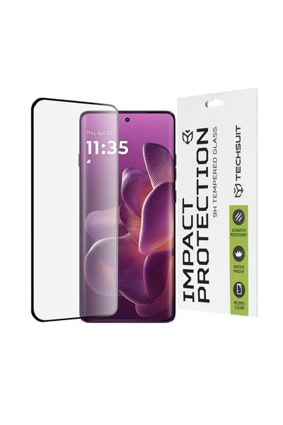 Techsuit Folie sticla Motorola Edge 60 Pro 111D Full Glue Full Cover, negru