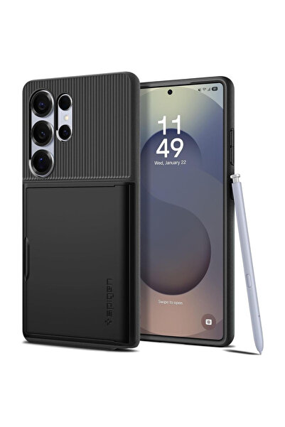 Spigen Husa Samsung Galaxy S25 Ultra Slim Armor CS, negru