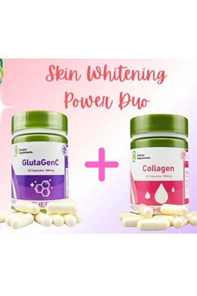 Simplee Supplements مكمل غذائي مركب من الجلوتاثيون والكولاجين من سيمبلي سابلي...