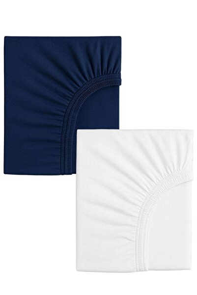 COTENCONCEPT 2 Pieces 70 X 120 X 20 cm Mother's Side Elastic Combed Cotton Fabric Baby Bed Sheet