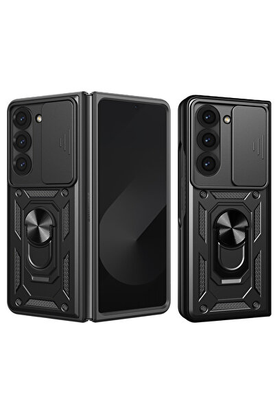 Techsuit Husa Samsung Galaxy Z Fold6 protectie camera CamShield Series, negru