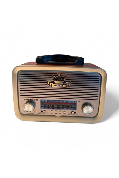 Everton RT-301 FENERLİ BLUETOOTH/USB/SD/FM/SW/AM ŞARJLI MAVİ LEDLİ NOSTALJİ R...