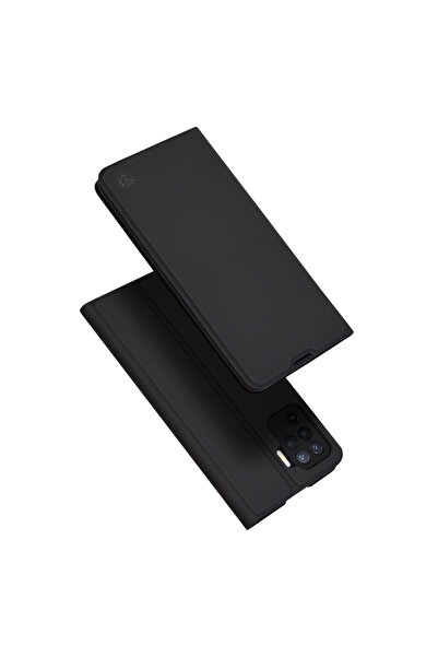 Techsuit Husa Oppo Reno5 Lite Magskin Book, negru