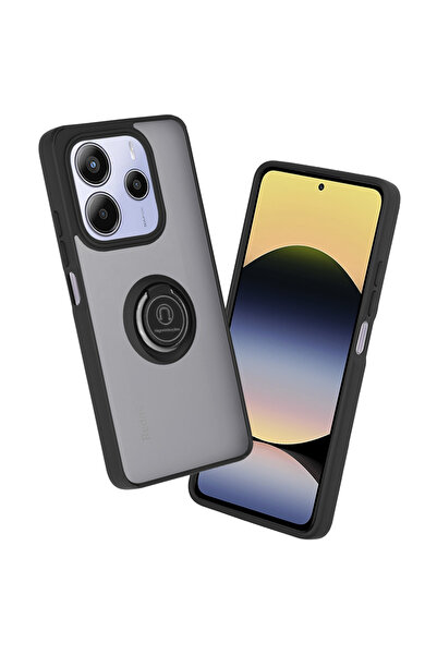 Techsuit Husa Xiaomi Redmi Note 14 5G Glinth cu inel suport stand magnetic, n...