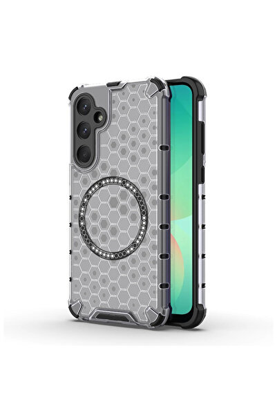 Techsuit Husa transparenta Samsung Galaxy A26 5G HoneyComb Shield MagSafe, negru