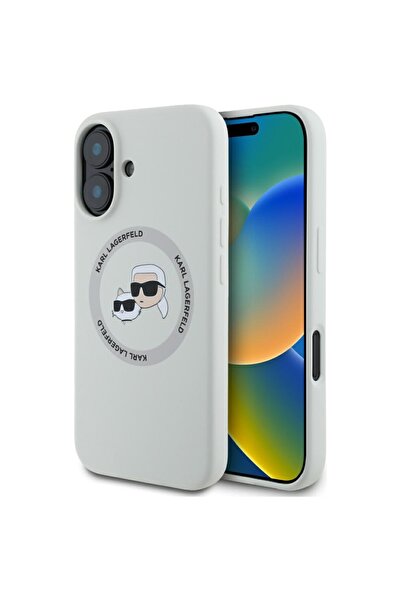 Karl Lagerfeld Husa Karl Lagerfeld iPhone 16 Silicone MagSafe, Karl&Choupette...