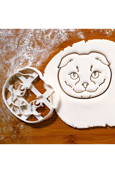 Hobist قالب لصنع الكعك على شكل قطة اسكتلندية لطيفة وعجينة السكر