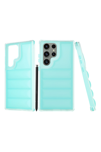 Techsuit Калъф Husa за Samsung Galaxy S23 FE Wave Shield, тюркоазено синьо