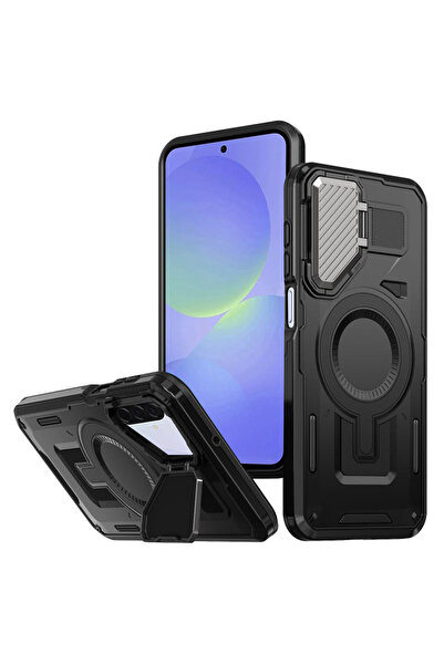 Techsuit Husa Samsung Galaxy A36 5G protectie camera CamVault MagSafe, negru