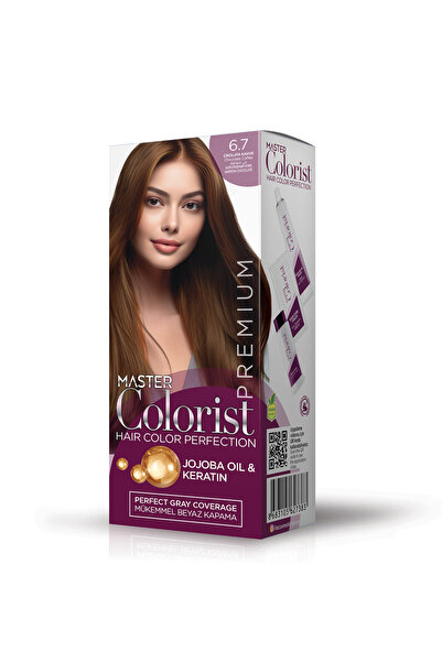 Master colorist Premium Yarı Kit Set Saç Boyası 6.7 Çikolata Kahve