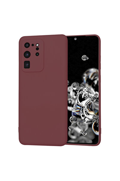 Techsuit Husa Silicon Samsung Galaxy S20 Ultra SoftFlex, μπορντό