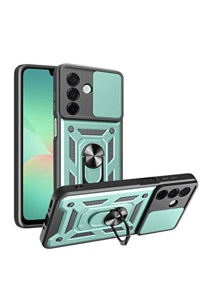 Techsuit Husa Samsung Galaxy A26 5G protectie camera CamShield Series, verde