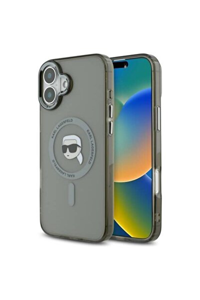 Karl Lagerfeld Husa iPhone 16 Plus Karl Lagerfeld IML MagSafe, Karl`s Head, n...