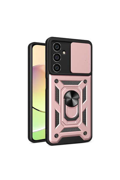 Techsuit Husa Samsung Galaxy M55 protectie camera CamShield Series, roz