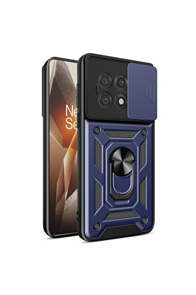 Techsuit Husa OnePlus 13R protectie camera CamShield Series, albastru