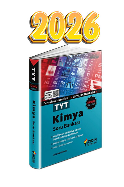 Aydın Yayınları TYT aydın kimya soru bankası 2026 güncel baskı