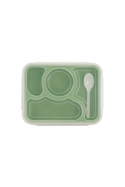 TSUMAB Compartment Lunch Box with Spoon – Airtight & Portable