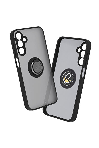 Techsuit Husa Samsung Galaxy A15 4G Glinth cu inel suport stand magnetic, negru