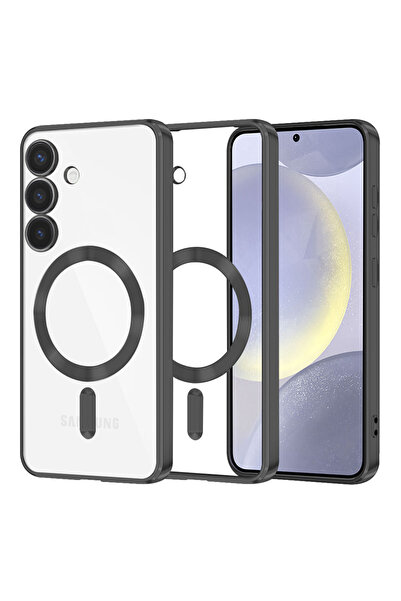 Techsuit Husa premium Samsung Galaxy S24 Plus Luxury Crystal MagSafe, negru