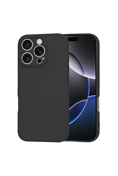 Techsuit Husa silicon iPhone 16 Pro Max SoftFlex, negru