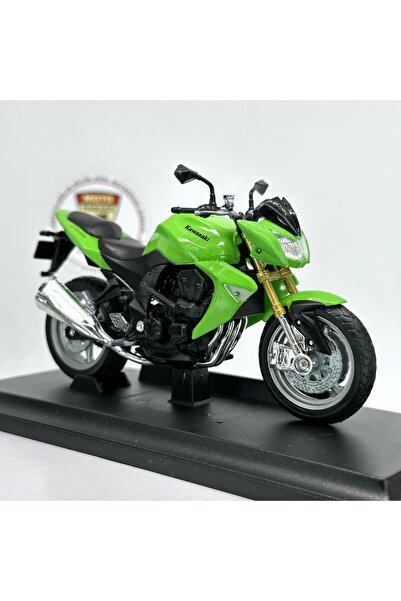 WELLY Kawasaki Z1000 2007 1:18 Diecast Motorcycle Model – Licensed Metal Repl...
