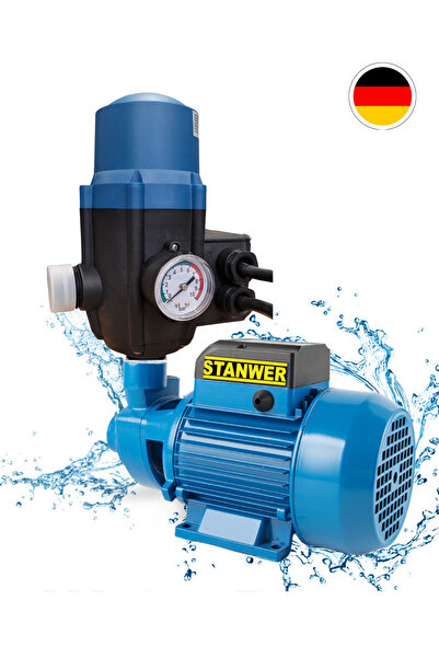 STANWER Bakır Sargı 0,5 Hp Akıllı Otomatik Hidromatlı 25 Metre Dik Basar Pake...