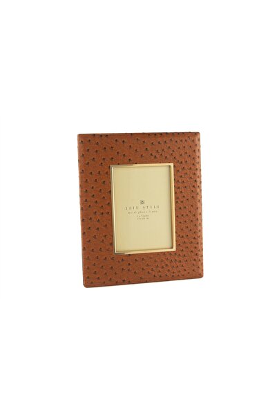 Mikasa Moor Cinnamon Silver Leather Frame 13X18Cm