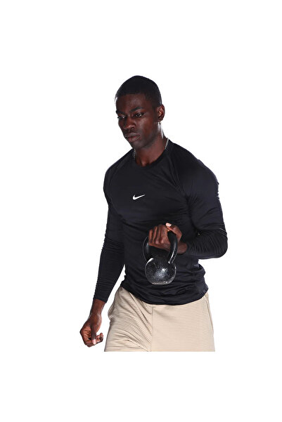 Nike Dri-Fit Erkek Siyah Antrenman Sweatshirt FB7919-010