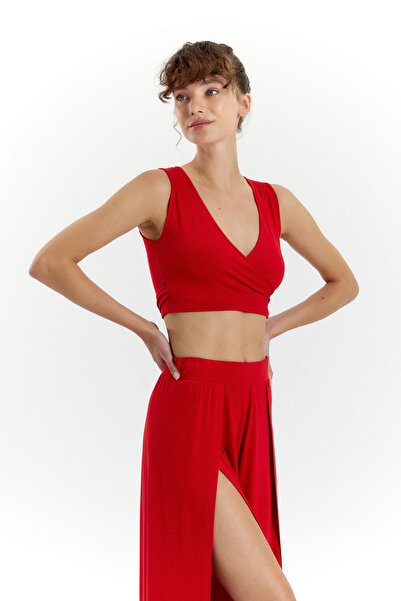 Simple Co. Soft Skin Touch Vera Crop Bustier with Tie