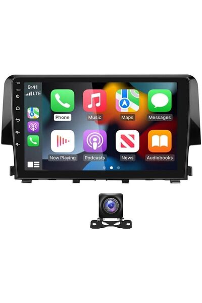 SHEZA STAR ستيريو سيارة أندرويد لهوندا سيفيك 2016-2020 4+64 جيجابايت كاميرا AHD