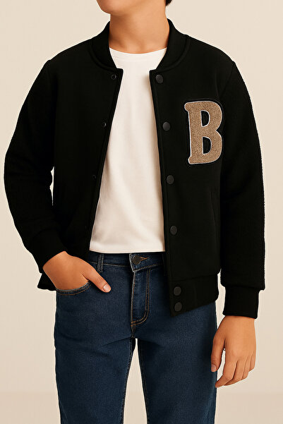 Hirazenmoda Palton unisex pentru copii, cu cu căptușeală din fleece mâneci, d...