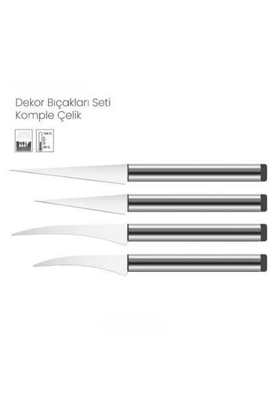 Saff DEKOR BIÇAĞI SETİ KOMPLE ÇELİK