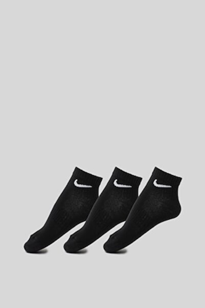 Nike Unisex lightweight socks set with Dri-Fit Everyday technology - 3 pairs, Black, One Size